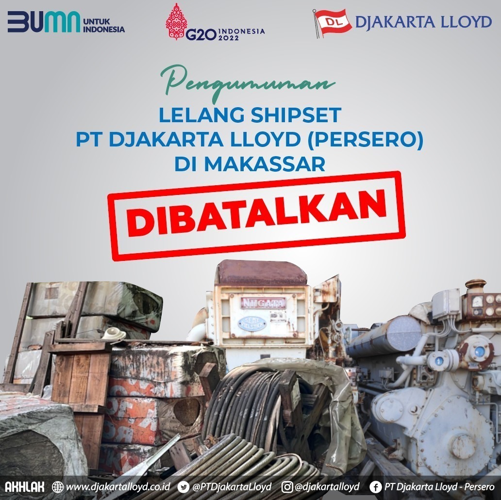 Pembatalan Lelang Shipset di Makassar